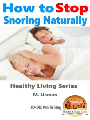 cover image of How to Stop Snoring Naturally